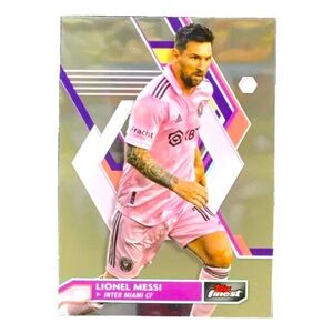 2023 Topps Finest MLS Soccer Lionel Messi base card # 1